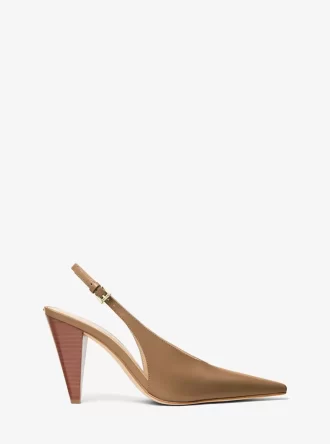 Electra Leder-Slingback-Pumps