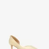 Elyse Kitten Pumps aus geknacktem Metallic-Leder