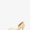 Elyse Kitten Pumps aus geknacktem Metallic-Leder