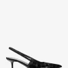 Emma Slingback-Pumps aus Leder mit Krokodilprägung Emma Slingback-Pumps aus Leder mit Krokodilprägung