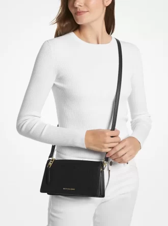 Empire Große, wandelbare Umhängetasche aus Leder