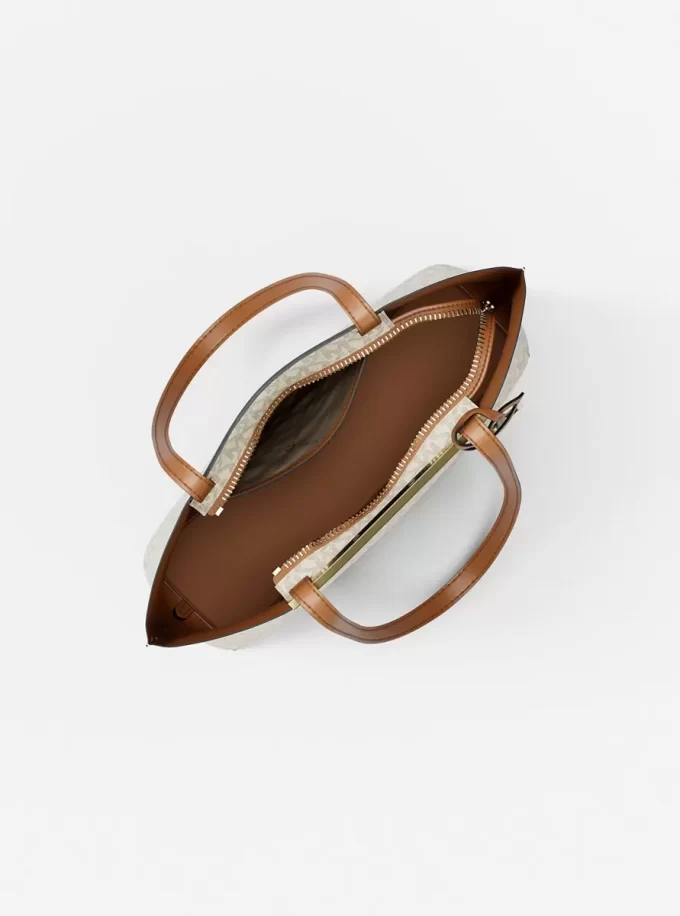 Evelyn Small Tragetasche mit charakteristischem Logo