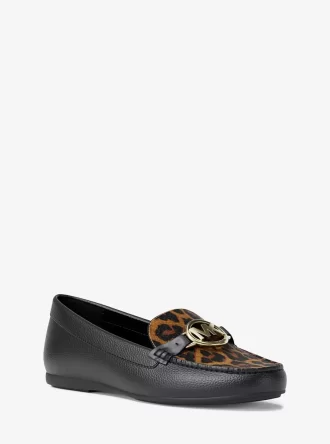 Fulton Loafer aus Kalbsfell mit Leopardenmuster