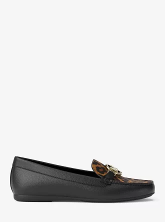 Fulton Loafer aus Kalbsfell mit Leopardenmuster