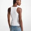 Geripptes Stretch-Strick-Tanktop Geripptes Stretch-Strick-Tanktop