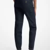 Gewaschene Stretch-Denim-Cargo-Jeans Gewaschene Stretch-Denim-Cargo-Jeans