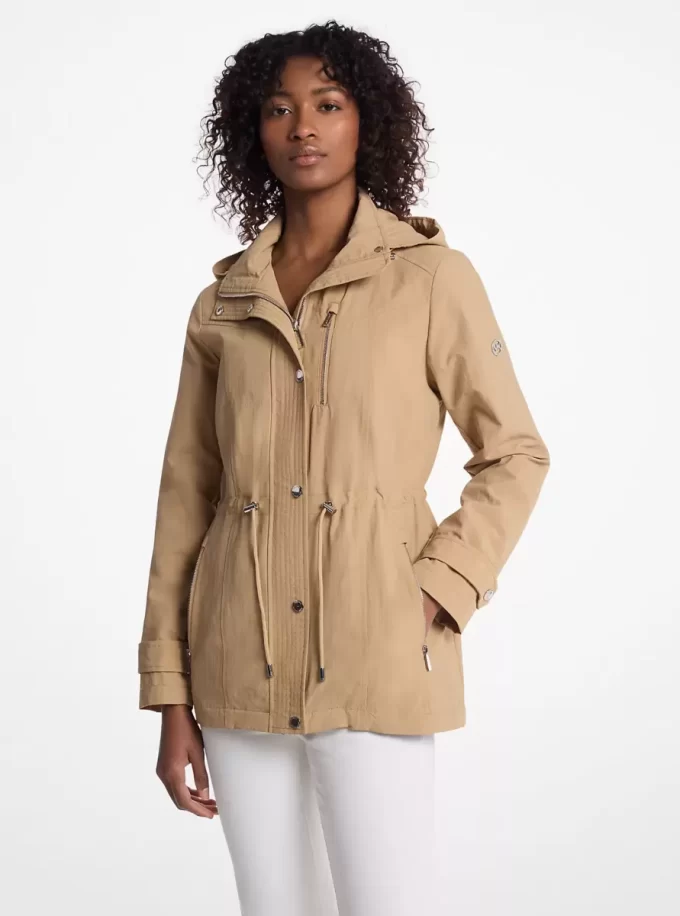 Gewebter Kapuzenanorak