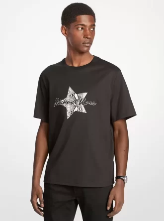 Grafik-T-Shirt aus Baumwolle