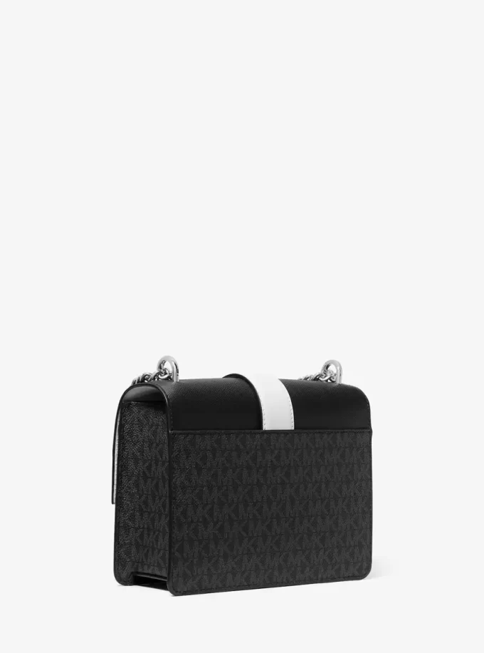 Greenwich kleine Umhängetasche mit farblich abgesetztem Logo Greenwich kleine Umhängetasche mit farblich abgesetztem Logo