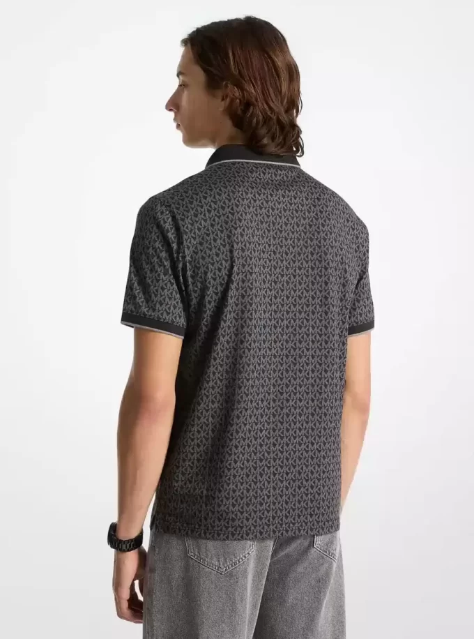 Greenwich Poloshirt aus Baumwolle mit Logoprint Greenwich Poloshirt aus Baumwolle mit Logoprint