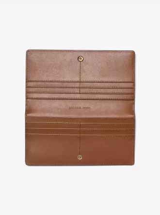 Große Geldbörse von Carson mit Krokodilprägung