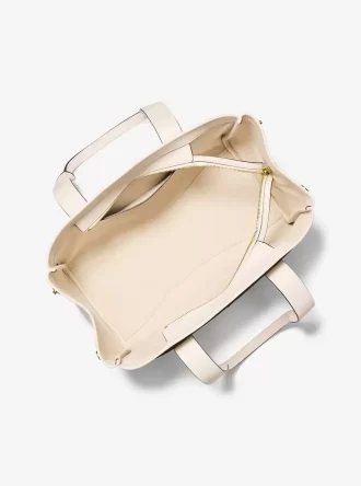 Große Romee Tragetasche aus genarbtem Leder