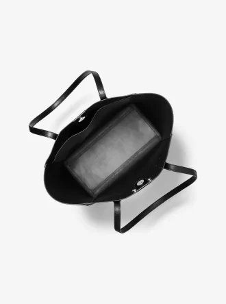 Große Vincent-Tragetasche aus Saffiano-Leder mit Kartenetui