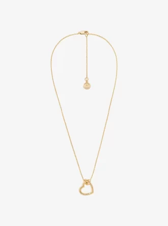 Halskette mit geknotetem Herz