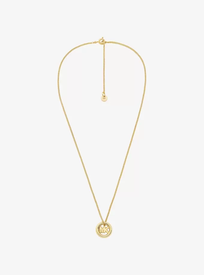 Halskette mit Logo-Anhänger