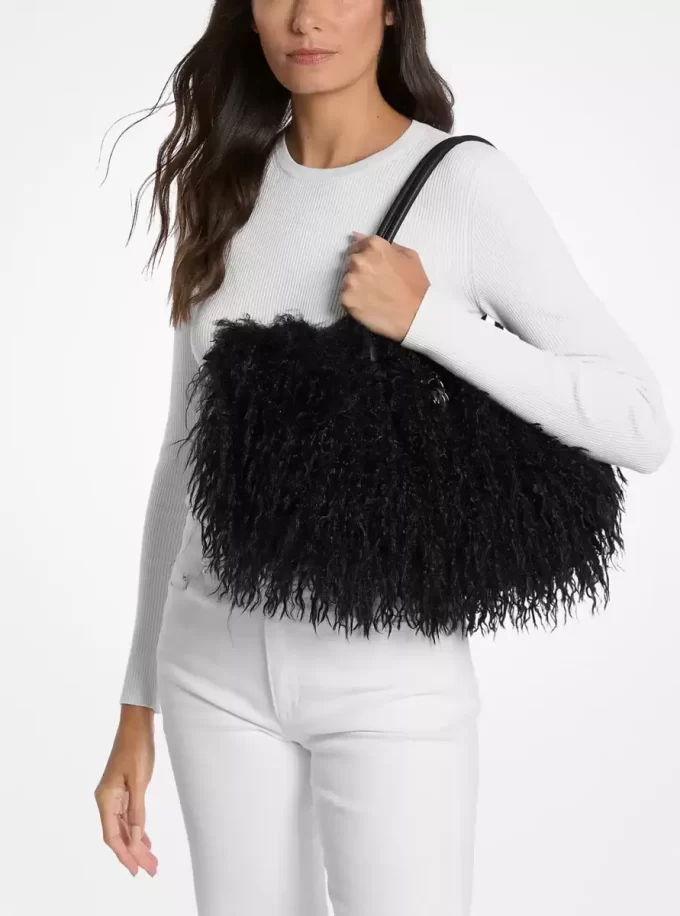 Hamilton Moderne kleine Handtasche aus Kunstfell Hamilton Moderne kleine Handtasche aus Kunstfell