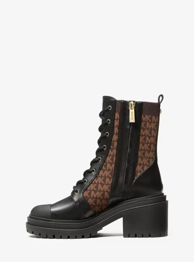 Hanley Logo Strickstiefel