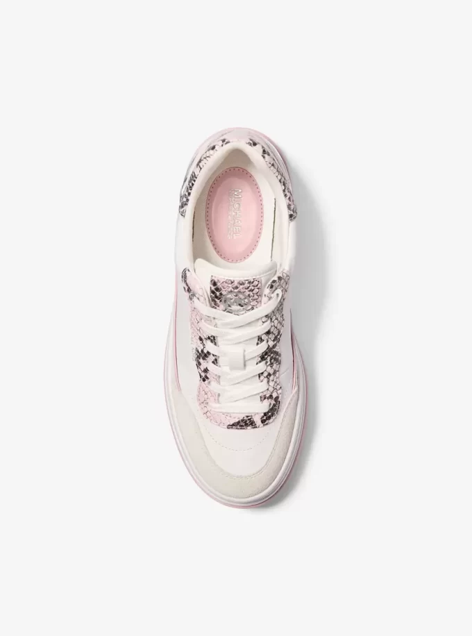 Hayes Leder-Plateau-Sneaker