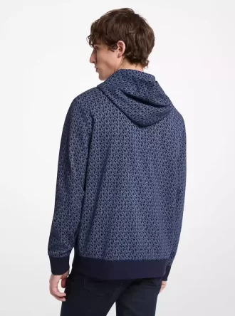 Hoodie aus Baumwollmischgewebe mit charakteristischem Logo