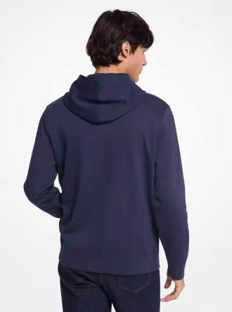 Hoodie aus Baumwollmischgewebe mit Logo