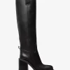 Houston Lederstiefel mit Blockabsatz