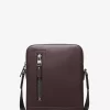 Hudson Flugtasche aus genarbtem Leder