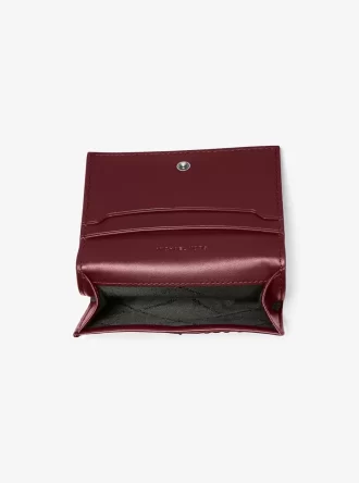 Hudson-Geldbörse aus geprägtem, poliertem Leder