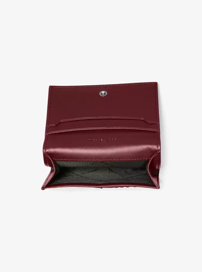 Hudson-Geldbörse aus geprägtem, poliertem Leder