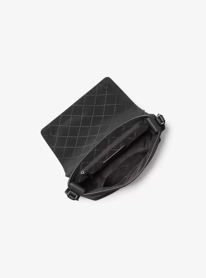 Hudson Kleine Umhängetasche aus genarbtem Leder