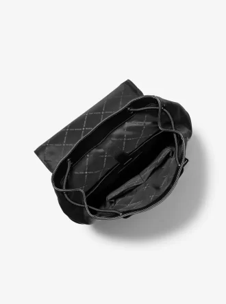 Hudson Medium Lederrucksack mit Ösen