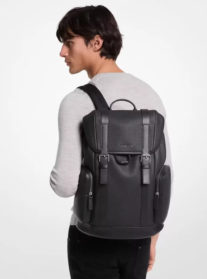 Hudson Rucksack aus genarbtem Leder Hudson Rucksack aus genarbtem Leder