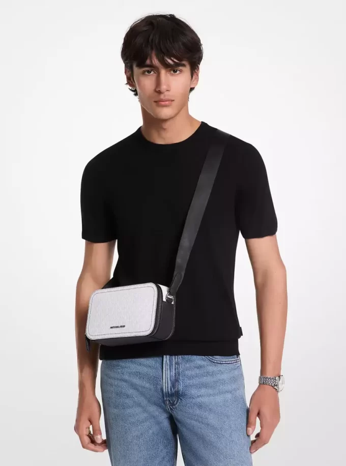 Hudson Signature Logo Crossbody Bag