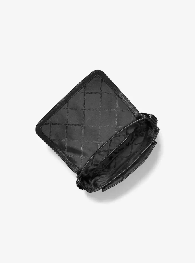 Hudson Umhängetasche aus genarbtem Leder