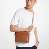 Hudson Utility Crossbody-Tasche aus genarbtem Leder