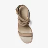 Irene Wildleder-Sandalen mit Kitten-Heel