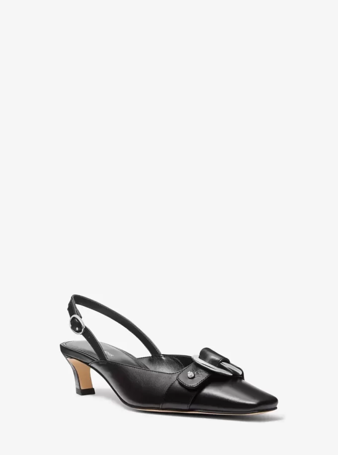 Jaden Leder-Slingback-Pumps