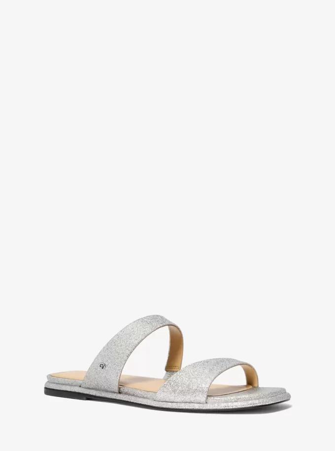 Jaida glitzernde Ledersandale