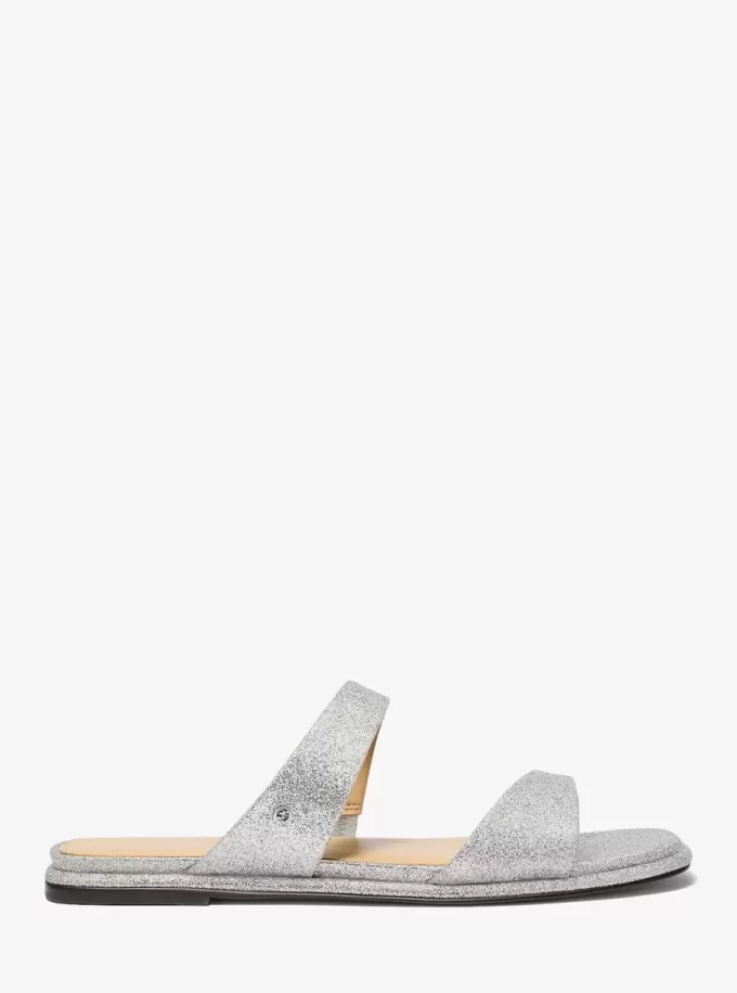 Jaida glitzernde Ledersandale