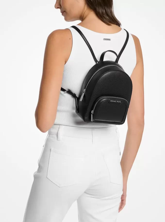 Jaycee Extra-Small Rucksack aus genarbtem Leder, wandelbar Jaycee Extra-Small Rucksack aus genarbtem Leder, wandelbar