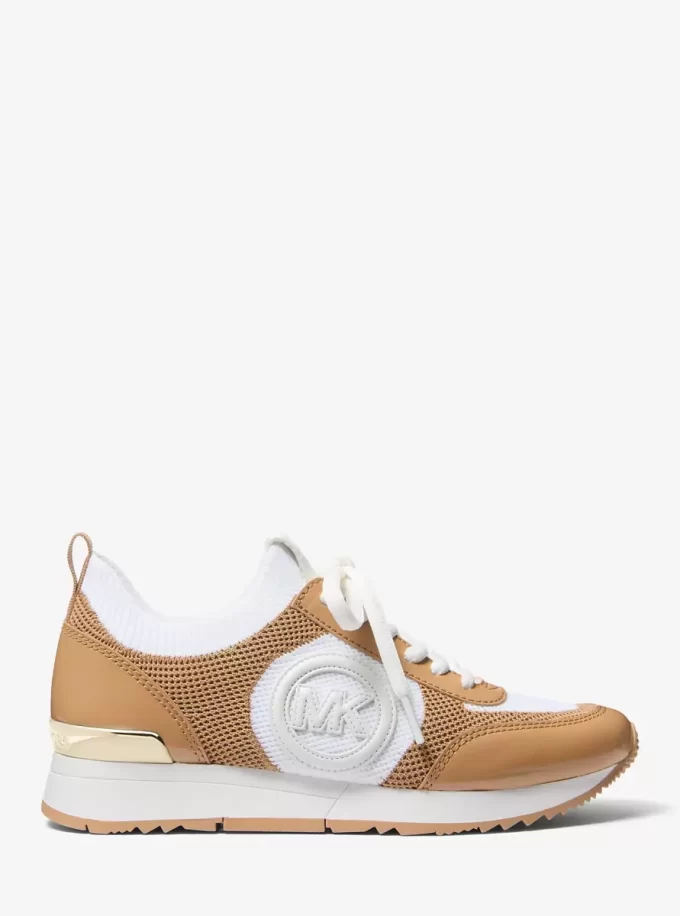 Jenkins Zweifarbiger Stretch-Stricktrainer