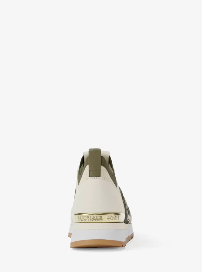 Jenkins Zweifarbiger Stretch-Stricktrainer