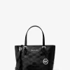 Jet Set Extra-Small Patent Logo Prebossed Convertible Tote Bag