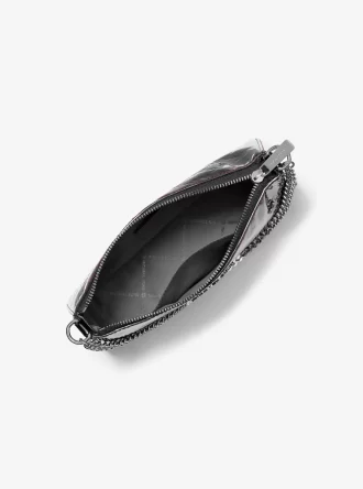 Jet Set Geschenkset mit geprägter Pochette und Kartenetui mit Patentlogo