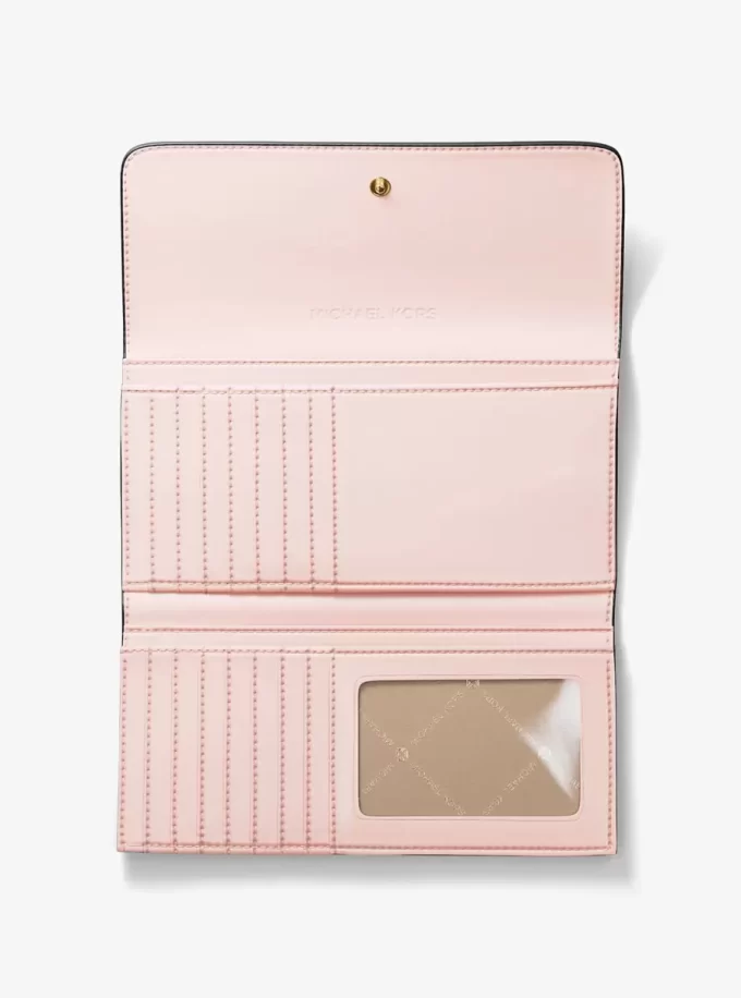 Jet Set Große Geldbörse mit charakteristischem Logo, dreifach faltbar