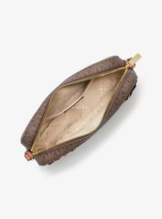 Jet Set Große Logo-Umhängetasche