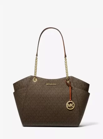 Jet Set Große Schultertasche mit charakteristischem Logo Jet Set Große Schultertasche mit charakteristischem Logo