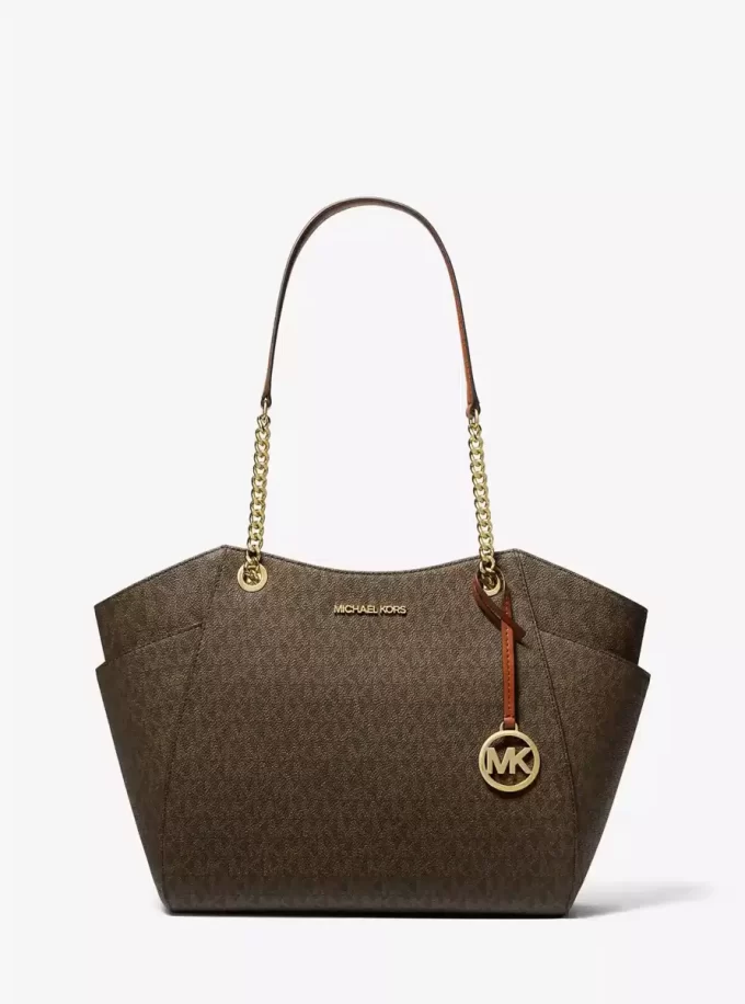 Jet Set Große Schultertasche mit charakteristischem Logo Jet Set Große Schultertasche mit charakteristischem Logo