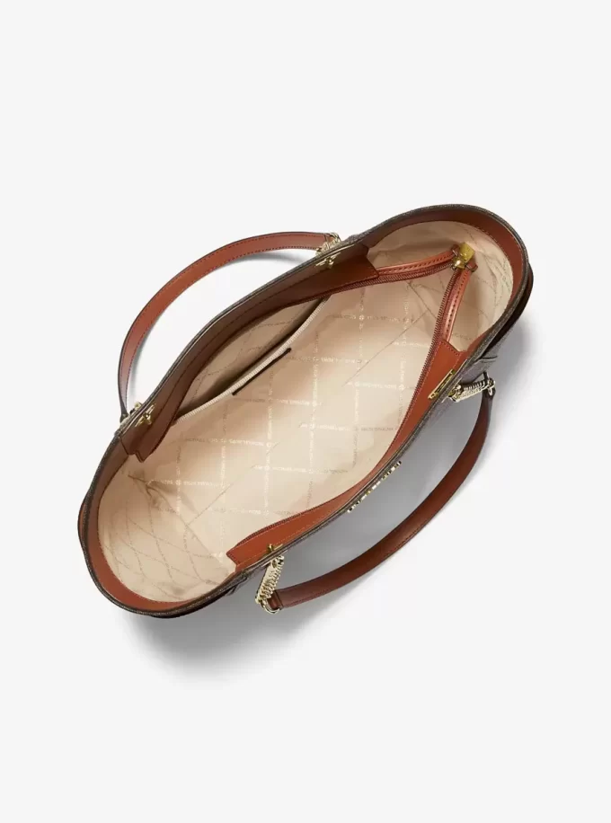 Jet Set Große Schultertasche mit charakteristischem Logo Jet Set Große Schultertasche mit charakteristischem Logo