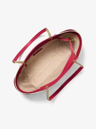 Jet Set Große Tragetasche mit farblich abgesetztem Logo