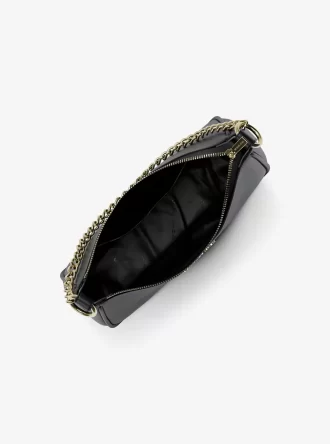 Jet Set Große, wandelbare Crossbody-Tasche aus genarbtem Leder